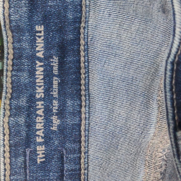 AG Adriano Goldschmied Women's Farrah Skinny Ankle Jean Size 26R High Rise - Picture 7 of 9